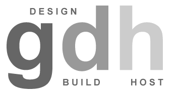 gdh logo : design, build and host